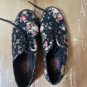 5.5 VANS Floral Comfort Shoes